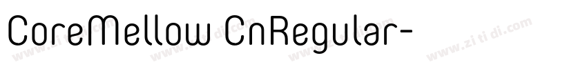 CoreMellow CnRegular字体转换